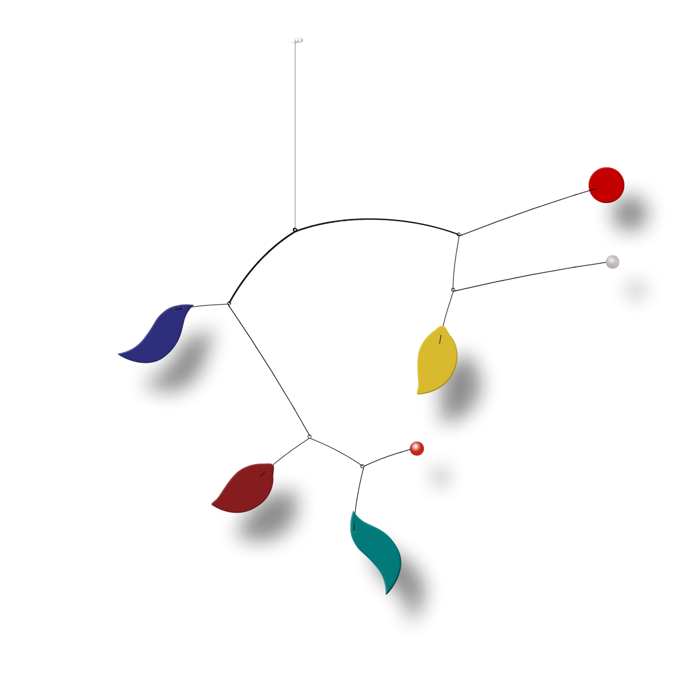 L'OISEAU DE FEU, mobile décoratif | Virvoltan